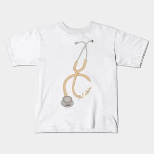 Pediatrician’s stethoscope Kids T-Shirt